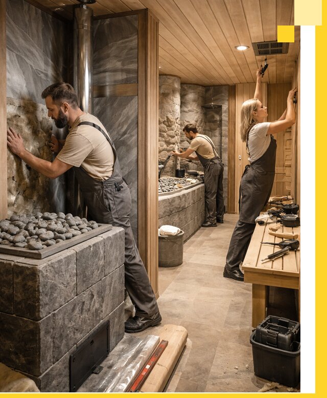 Строительство бань и SPA процедур в Киржаче под ключ и отделкой