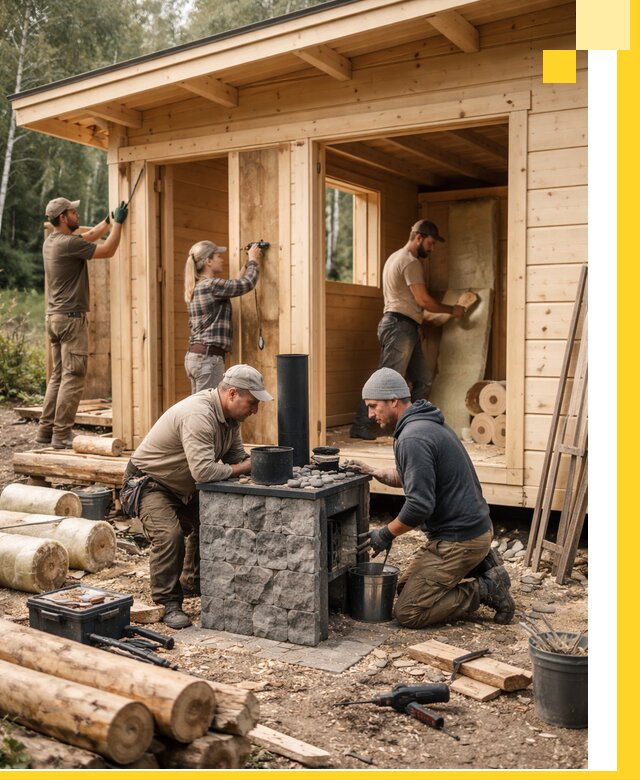 Купить баню под ключ в Киржаче строительство монтаж отделка