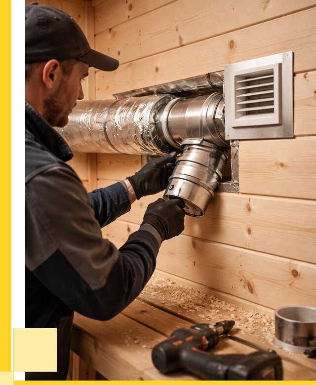 Монтаж вентиляции бани в Киржаче от 12372 р. | ЭриданКрж