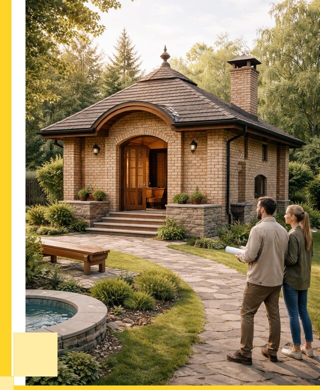 Проект кирпичной бани в Киржаче от 30930 р. | ЭриданКрж