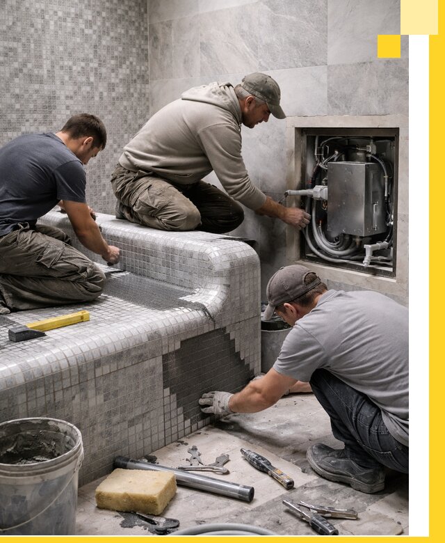 Проекты хамамов под ключ в Киржаче и дизайн и строительство