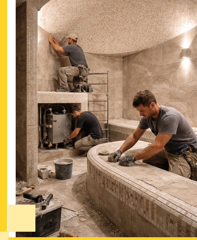 Монтаж хамамов под ключ в Киржаче от 257750 р. ЭриданКрж