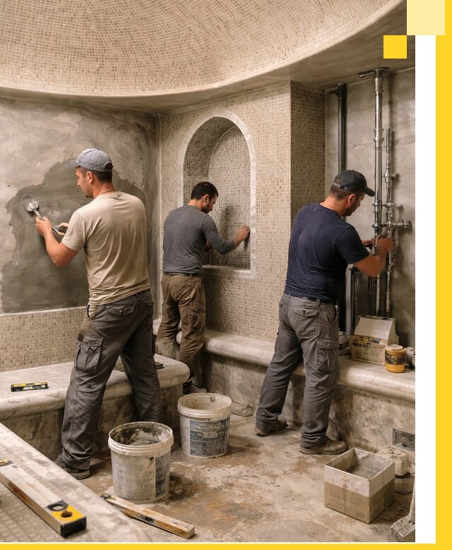 Профессиональный монтаж хамамов под ключ в Киржаче с гарантией