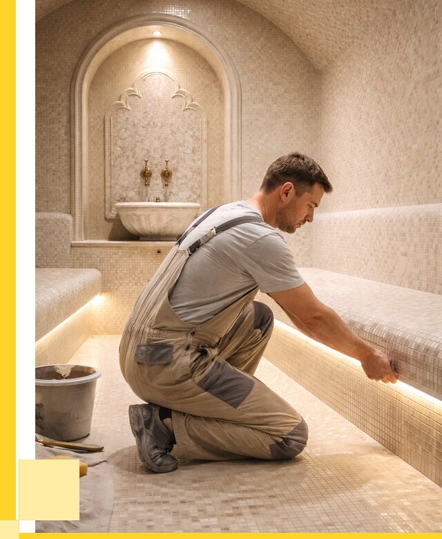 Отделка хамамов под ключ в Киржаче от 5671 р. | ЭриданКрж