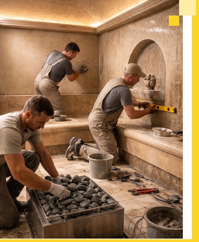 Проектирование и строительство хамама и сауны в Киржаче