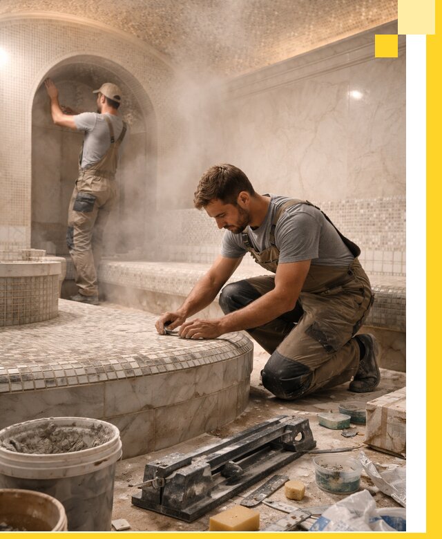 Профессиональный дизайн хамама и SPA под ключ в Киржаче