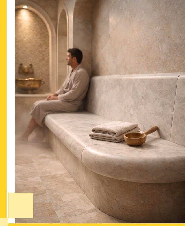 Сиденья для хамама в Киржаче под ключ от 12372 р. | ЭриданКрж