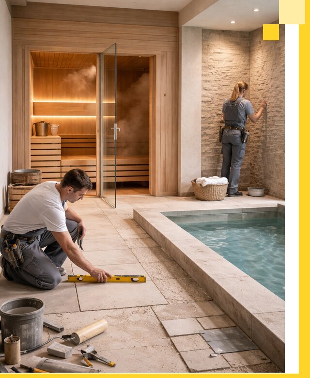 Комплексный дизайн и отделка интерьеров SPA под ключ в Киржаче